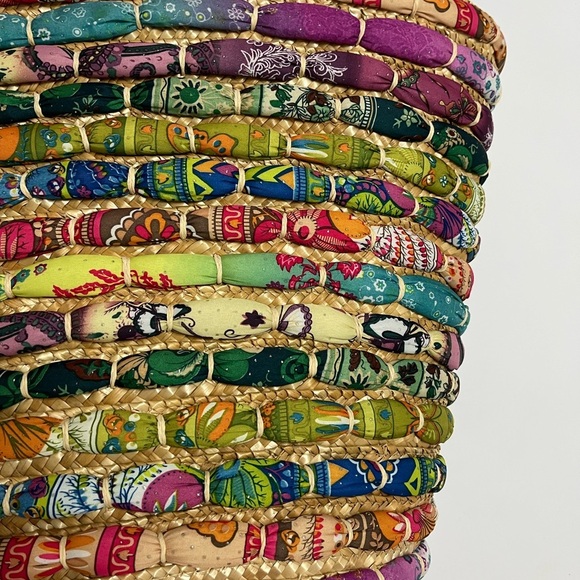 Cappelli Straworld - Large woven fabric bucket tote bag - Picture 7 of 14